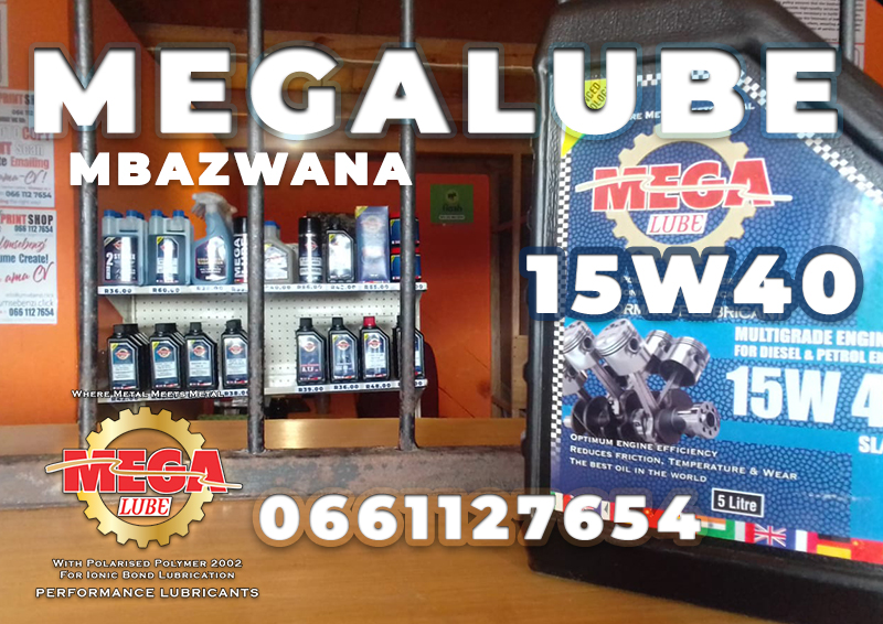 MEGALUBE MBAZWANA - 15W40 SLCI MULTIGRADE FOR DIESEL AND PETROL